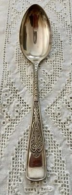 Cuchara pequeña placa de plata Rogers Anchor Foto 1 de 4