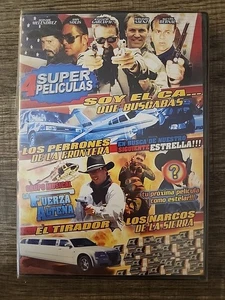 *DVD NUEVO* 4 Super Peliculas Soy El Ca.../Los Perrones.../El Tirador/Los Narc.. - Foto 1 di 3