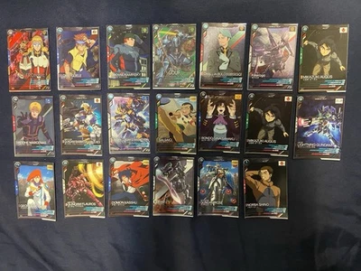 Bandai Gundam Arsenal Base Card 20 Piece Set Mega Rare, Rares And Commons - Image 1 of 2