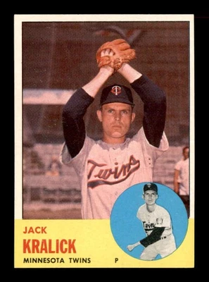 1963 Topps #448 Jack Kralick   EXMT/EXMT+ X3580241 - Image 1 of 3