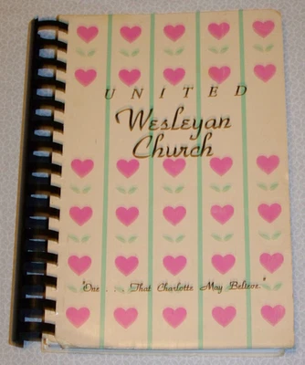 United Wesleyan Church Charlotte North Carolina Cookbook 1995 - Image 1 of 4