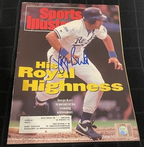 George Brett SIGNED Sports Illustrated 10/5/92 MLB Kansas City Royals GTSM COA - Picture 1 of 6