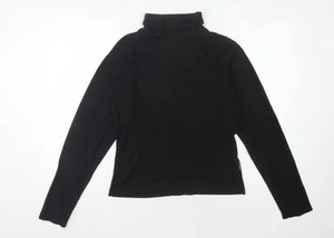 Trespass Black Roll Neck Long Sleeve T-Shirt Size S - Picture 1 of 12