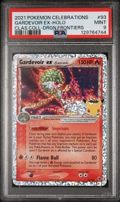 Gardevoir ex ⭐️ Delta Species 93 Celebrations Collection Holo Pokemon PSA 9  - Image 1 of 2