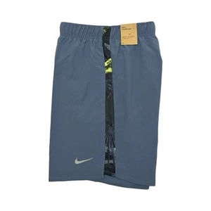 Nike Challenger 7” Shorts Men’s Medium Blue Coastal Graphic Dri-FIT Running NWT - Picture 1 of 5