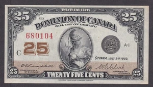 [AU] 1923 Canada 25 Cents DC-24d P-11c 680104 [013-1] - Picture 1 of 2
