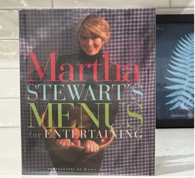 Martha Stewart's Menus for Entertaining Cookbook Recipes First Edition - Image 1 of 4
