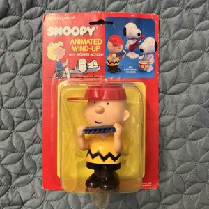 Charlie Brown animiertes Aufziehspielzeug mit beweglicher Action Peanuts Spielzeugfigur - Bild 1 von 5