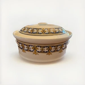 Vintage VISTA ALEGRE Caradana Muster Auflaufform mit Deckel selten - Bild 1 von 8