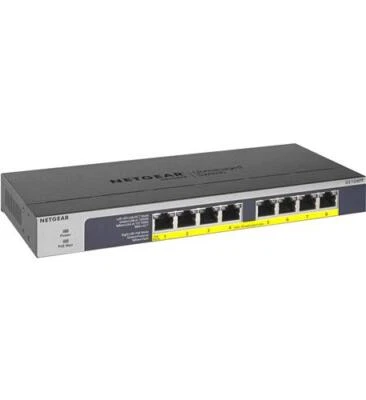 Netgear GS108PP-100NAS 8-port Poe/poe+ Gigabit Ethernet Unmngd - Image 1 of 4