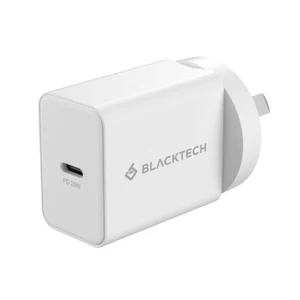 USB Type-C Fast Wall Charger 20W Power Adapter iPhone 16 15 14 13 Blacktech - Picture 1 of 6