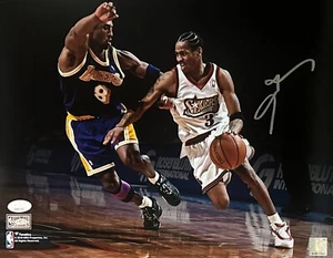 Allen Iverson autographed signed 11x14 photo Philadelphia 76ers NBA JSA COA - Picture 1 of 2