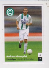 AH 2008-2009 Panini Like sticker #80 Andreas Granqvist FC Groningen