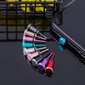 Anti Dust Plug Jack Interface Metal Stopper 3.5mm AUX Earphone Block - Picture 1 of 19