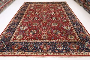 9x12 ft Red bidjar Area Rug Afghan Hand Knotted Serapi bedroom living room rug - Picture 1 of 12