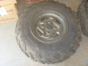 NEW OEM Kawasaki Brute Force 650 750 12x7.5 Rear Wheel Rim w/ Tire Dunlop KT195 - Picture 1 of 1