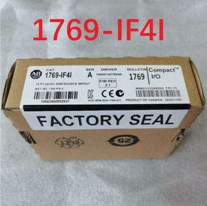 Allen Bradley Factory Sealed AB 1769-IF4I SER A Compact I/O Analog Input Module - Picture 1 of 5