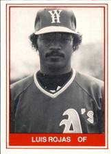 1982 West Haven A's TCMA #24 Luis Rojas New York NY - NM Baseball Card