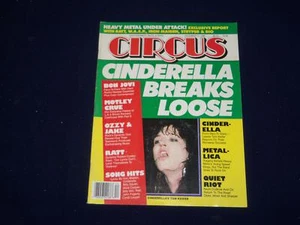 1986 DECEMBER 31 CIRCUS MAGAZINE - CINDERELLA'S TOM KEIFER COVER-PHOTOS- SP 9636 - Picture 1 of 2