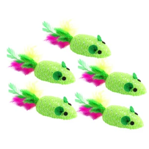 Chat Jouets À Mâcher Pet Chat En Peluche Jouets Chat Souris Jouets - Photo 1/12