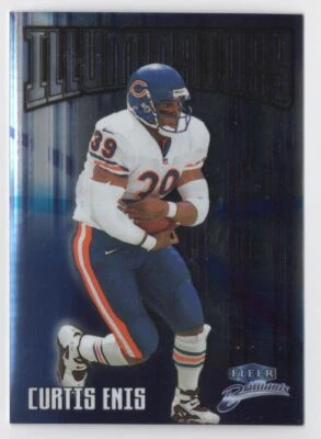 1998 Fleer Brilliants Illuminators Curtis Enis Chicago Bears #5I R85 - Image 1 of 2