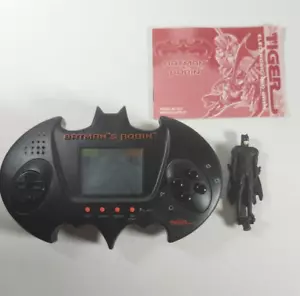 Batman & Robin Handheld Electronic Video Game 1997 Tiger W/ Figure & Manual Work - Picture 1 of 14