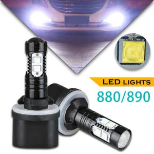 2 pcs 880 892 893 899 LED LED High Power Fog Light Bulbs Xenon White 6000K - Picture 1 of 9