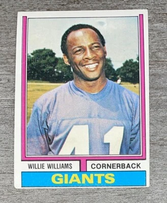 Willie Williams 1974 Topps Giants #284  *5000* - Image 1 of 2