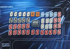 Star Wars Unlimited 45 piece token upgrade set - SWU Counters Pod Box Compatible - Foto 1 di 2