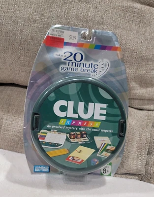NEW Hasbro Clue Express Travel Game 2007 Parker Brothers - Image 1 of 4