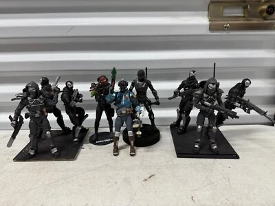 Lot of 9 Fortnite Action Figures Wildcard Black Knight Enforcer Galaxy Custom - Image 1 of 4