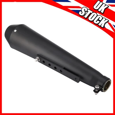 Universal Motorbike Motorcycle Custom Exhaust Silencer Cone Design 37-45mm Inlet - Image 1 of 4
