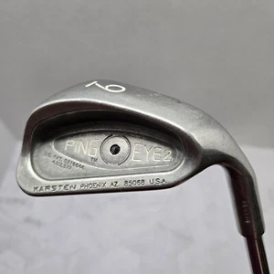 Ping Eye 2 9 Iron RH Golf Club Black Dot Steel Shaft Stiff Flex Karsten Mfg. - Picture 1 of 5