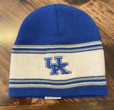 Gorro tejido con puños real y blanco Kentucky Wildcats Coliseo gorra calavera Foto 1 de 2