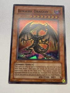 Yugioh Berserk Dragon 1st Edition Super Rare DCR-019 HP - Picture 1 of 24