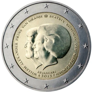 Netherlands - 2 Euro Commemorative 2013 Abdication to the Throne  UNC - Picture 1 of 3