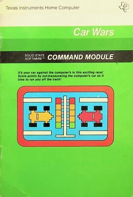 1981 Texas Instruments Computer Car Wars Instruction Booklet - E11-C - Image 1 of 4