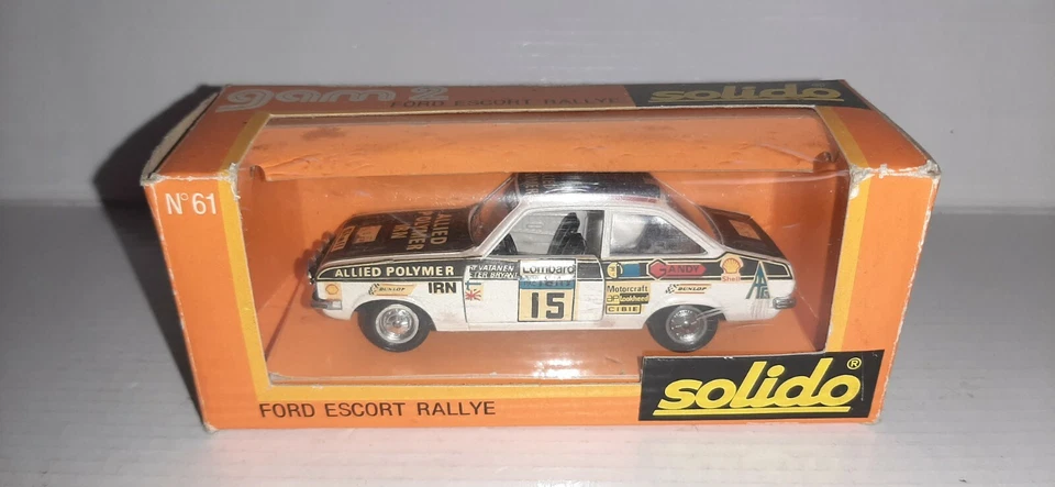 FORD ESCORT RALLY N.61 BIANCA SOLIDO SCALA 1/43 - Immagine 1 di 4