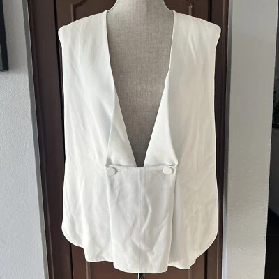 Alexander Wang ледяной синий жилет верх - размер 2 - Изображение 1 из 4