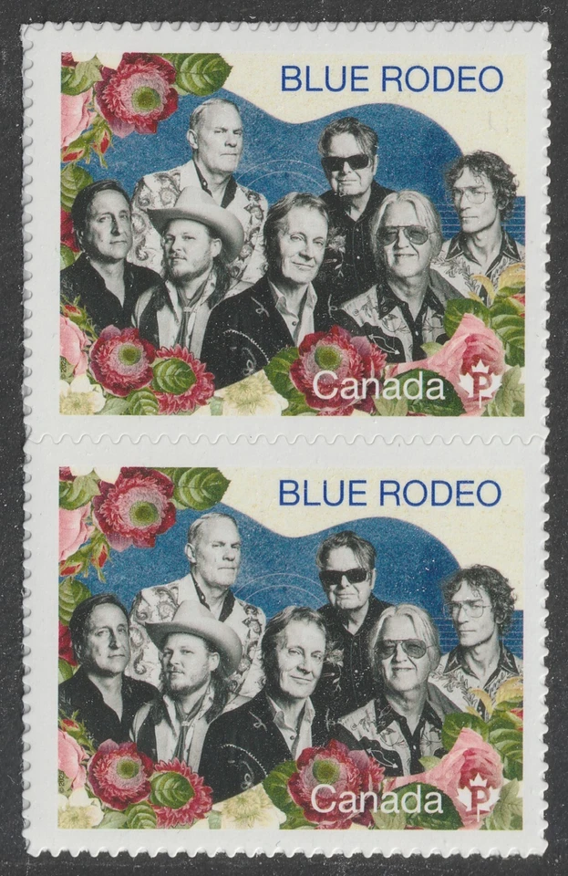 Canada 3492 Blue Rodeo P vert pair MNH 2025 - Image 1 of 1