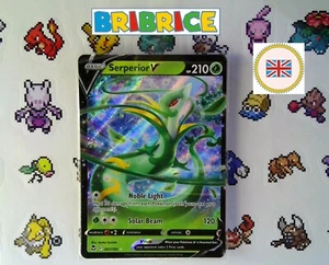 Carte pokemon Serperior-V Majaspic-V Tempête Argentée 7/195 EN - Bild 1 von 2