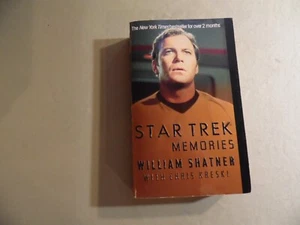 Star Trek Memories William Shatner (Paperback 1994) Free Domestic Shipping - Picture 1 of 2