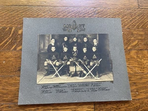 Fotografia squadra hockey 1925 Mount Allison University antica originale squadra foto - Foto 1 di 10