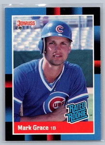 1988 Donruss #40 Mark Grace Chicago Cubs - Picture 1 of 2