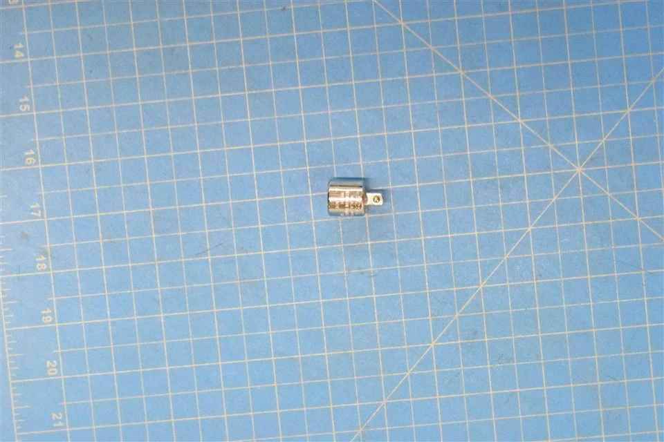 PROTO J5255 Socket Adapter, Steel, Chrome, 3/8 in, 1/4 in - Image 1 of 1