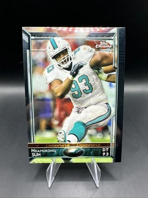 2015 Topps Chrome Ndamukong Suh #22 Miami Dolphins - Image 1 of 2