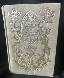 Rare Natural Law in the Spiritual World by Henry Drummond Hurst, 1895 Leather - Picture 1 of 10