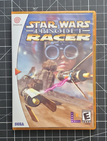 Dreamcast Star Wars Ep1 Racer Custom Case - NO Game or Manual