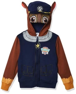 Nickelodeon Little Boys' Chase Costume Zip-up Hoodie - Picture 1 of 5