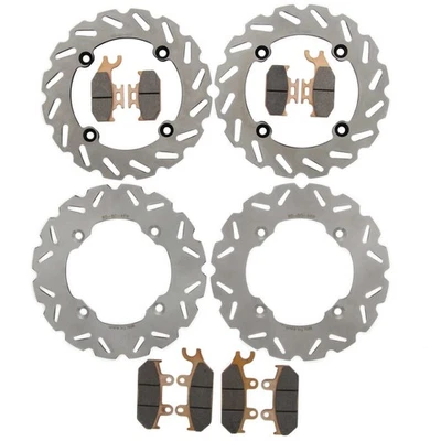 2016 Can-Am Commander Max Limited 1000 Front & Rear RipTide Brake Rotors & Pads - Image 1 of 4